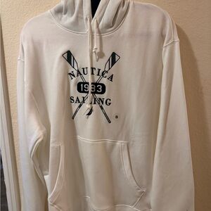 Nautica Men's Cream Sailing Hoodie